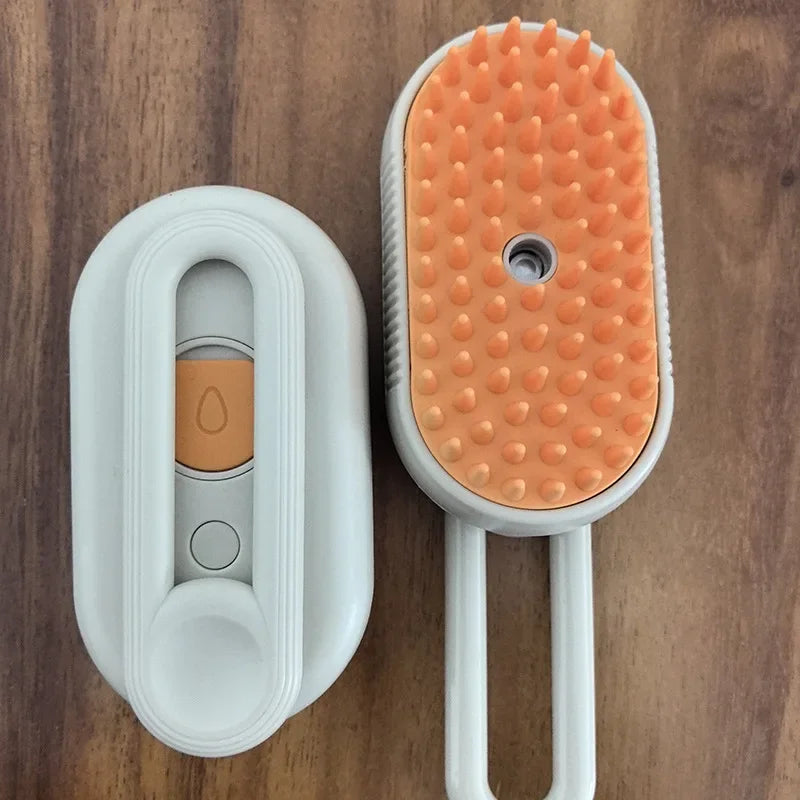 3-in-1 Pet Steam Brush for Dog and Cat Grooming