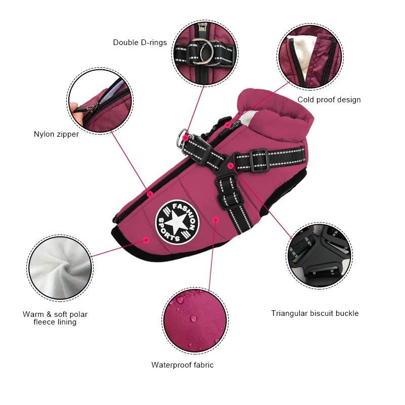 Close-up of waterproof fabric and fleece lining detail