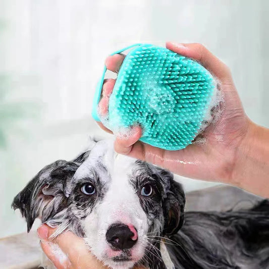 Pet bathing brush