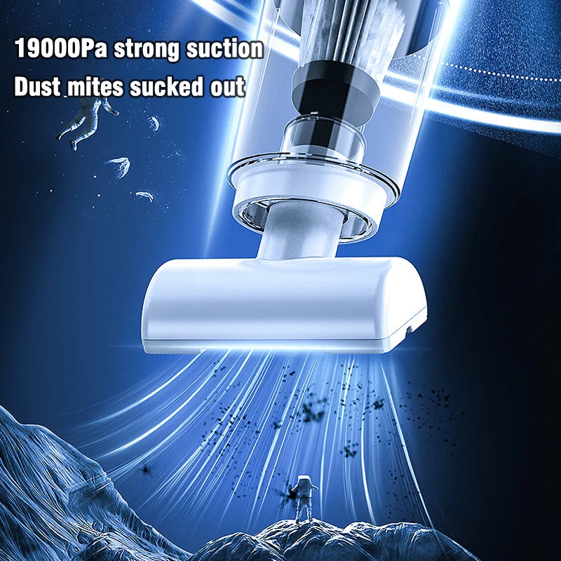 Wireless handheld vacuum cleaner for pet hair and dust